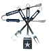 Motorhead Products MH5011 NFL 4-Piece BBQ Grilling Utensil Set, Cowboys