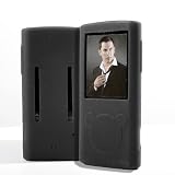 EASYi - Black Silicone Case & Screen Protector for Sony Walkman E Series 2011/12 Model 4GB 8GB (NWZ-E464B.CEW, NWZ-E464R.CEW, NWZ-E464P.CEW, NWZ-E464G.CEW, NWZ-E464L.CEW, NWZ-E463B.CEW, NWZ-E463R.CEW, NWZ-E463P.CEW, NWZ-E463G.CEW, NWZ-E463L.CEW)
