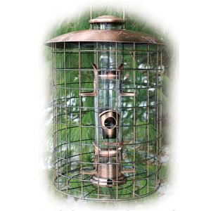 Woodlink Coppertop Caged 6-Port Copper (COPCAGE6S)