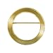 14K Gold Vintage Circle Pin