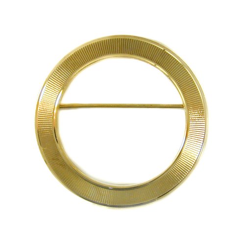 Childrens Toyshop  Jewelry : 14K Gold Vintage Circle Pin