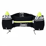 Hydration belt and water bottles for running / exercise / fitness / marathon / training waist pack neoprene by PROTONE®