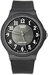 Casio Men's Core MQ24-1B3 Black Rubber Quartz Watch with Grey Dial