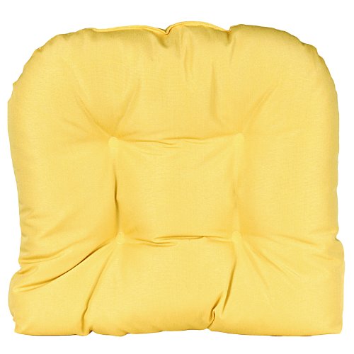 (set Of 2) Outdoor Seat Cushions 21" X 18" Solar Buttercup