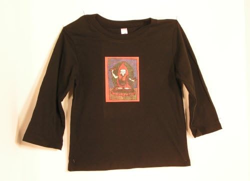Tibetan Dalai Lama Baby Tee Shirt Black Long Sleeves