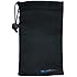 BlueMall Microfiber Sleeve Pouch Cover Case - Black for Apple iPhone&reg; 5 5G 5S 5C