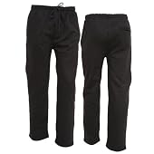 FLOSO® Mens Jogging Bottoms/Jog Pants (Open Cuff)