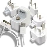 Original Apple World Travel Adapter Kit+2M 6 Foot Feet 6Ft Long Extension USB Cable+Uk US Au EU Pin Prong For iPad iPhone 2G 3G 3Gs 4 4G iPod Nano Touch Classic