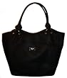 Nine West Handbag Tote Black Strap Hanger