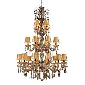 ELK Lighting 24003-12+6+3 Jolianne 21 Light Large Foyer Chandelier in Black Nickel with...