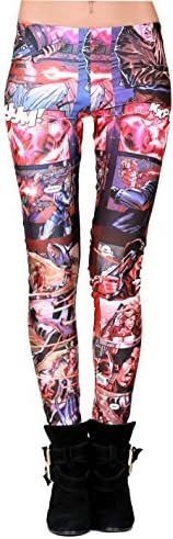 FunLeggings Women's Fashion Digital Print Scifi Spandex Leggings SM/MD