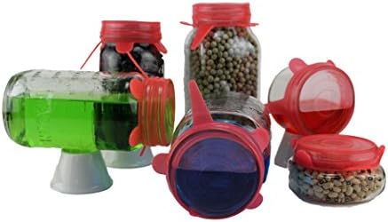 Needs Aware 12 Pack Silicone Stretch Lids with Storage Pouch