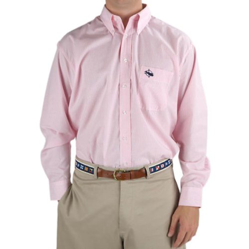 Nantucket Brand Men's Striped Button Down Sport Shirt