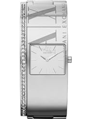 Armani Exchange Ravenna AX4203 Silver Dial Glitz Steel Bracelet Women Watch NEW