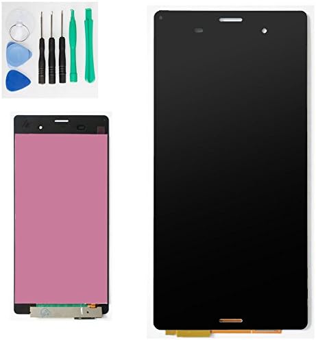 LCD Display+screen Digitizer Glass Lens Assembly for Sony Xperia Z3 D6603 D6643 D6653 L55u L55t (black)