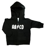 AB/CD Funny Rocker Baby Hoodie, 6 12 Months nice photo AB/CD Funny Rocker Baby Hoodie, 6 12 Months photo