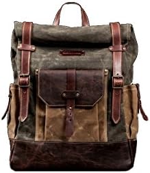 Multicolor Backpack. Genuine leather bag. Designers rucksack for laptop