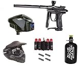 NEW SPYDER ELECTRA BLACK PAINTBALL MARKER PACKAGE 2