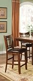 Eureka Counter Chair Pair Fretwork Backs