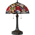 Quoizel TF879T Larissa 2 Light Tiffany Table Lamp