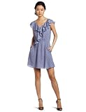 BCBGeneration Women's Double Ruffle Front Dress