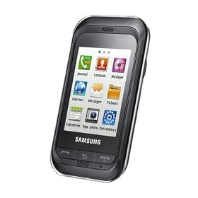 Samsung - C3300 Player Mini - T�l�phone Portable - Quadri-bande - EDGE - GPRS - Bluetooth - Noir