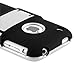 Snap-on Case compatible with Apple iPhone 3G / 3GS , Black with Chrome Stand