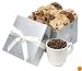 Geoff & Drew's Winter Warmer Silver Dot Box Box Loaded With Cookies, Brownies, Coffee & More