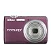 Nikon Coolpix S220 10MP Digital Camera with 3x  Optical Zoom and 2.5 inch LCD (Plum)