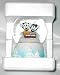 Mickey and Minnie Mouse on Sled 2006 Disney Store Snowglobe