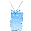 Light Blue Lucky Cat Necklace