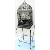 Antique Style Bird Cage with Stand