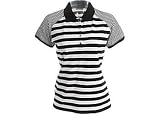 Misses Liz Golf Stylish Game Raglan Stripe Polo