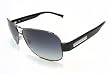 DOLCE & GABBANA D&G 2076 Sunglasses Black Ruthenium 04/8G Shades