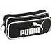 PUMA エナメルダブルペンケース 黒