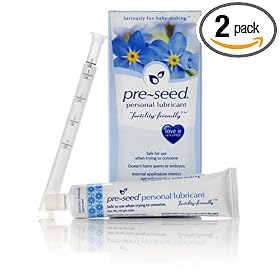 Pre-Seed Lubricant Multi-use, 40-gram tube with 9 applicators (Pack of 2)