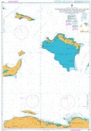 BA Chart 3907: Passages Between Mayaguana Island and Turks & Caicos Is inc Northern Apps to Haiti & Dominican Rep by United Kingdom Hydrographic Office
