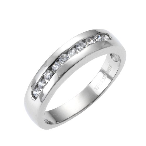 ZEEme Stainless Steel Ring mit 10 Kristallen Gr&ouml;&szlig;e 56 389070007-056 Preisvergleich