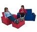 Grantco CCO-1 Toddler Couch, Chair and Ottoman Seating Group Set