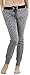 ToBeInStyle Women's Heathered French Terry Jogger Pants - Black/Charcoal - Large