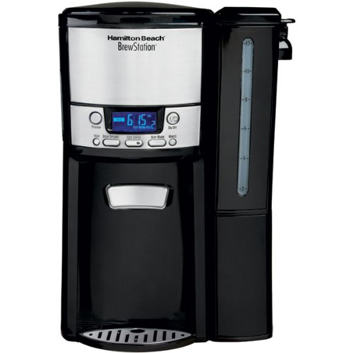 Black BrewStation 12-Cup Dispensing Coffeemaker with Removable Reservoir
