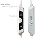Wireless Bluetooth 4.1 Anti Winding Earphones with Mic Hands Free Calling and Siri Control Use For IPhone Samsung GALAXY and Sony Xperia (White)