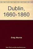 Dublin 1600-1860