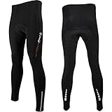 Piu Miglia Imperia Mens Thermal Full Length Cycle Cycling Bike Tights MM1358 from More Mile
