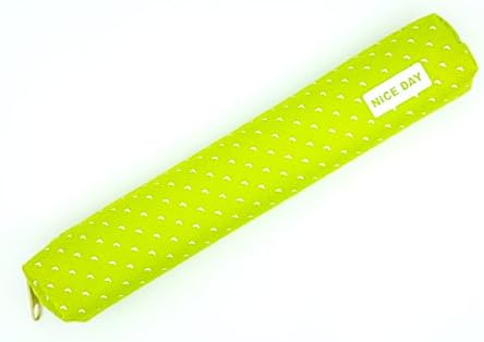 Lime Green Pen Pencil Stationery Pouch Bag Case