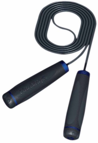 Harbinger 331800 2 LB Weighted Jump Rope Adjustable 9 Ft (Black)