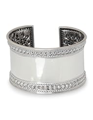 Sterling silver cuff bracelet, Jasmine Lake - Unique Floral Sterling Silver Cuff Bracelet