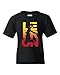 New L23 Fan Wear DT Novelty Youth Kids T-Shirt Tee (Medium, Black)