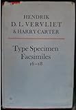 Type specimen facsimiles