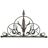 Pewter Tone French Seville Metal Wall Art Door Decor Topper